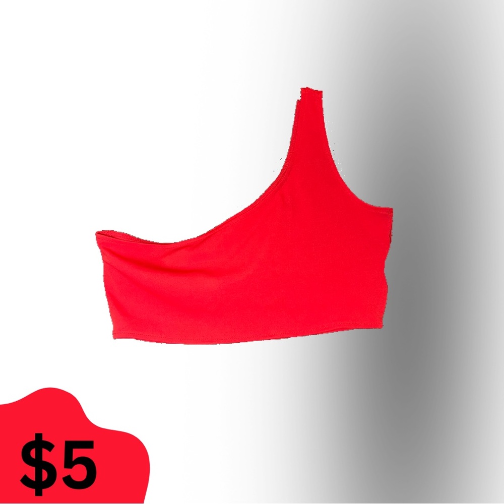 Red crop top